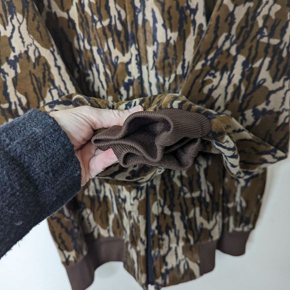 Vintage Carhartt Mossy Oak Bottomland Hush Hide Velvet Camo Jacket USA Made - Picture 12 of 14